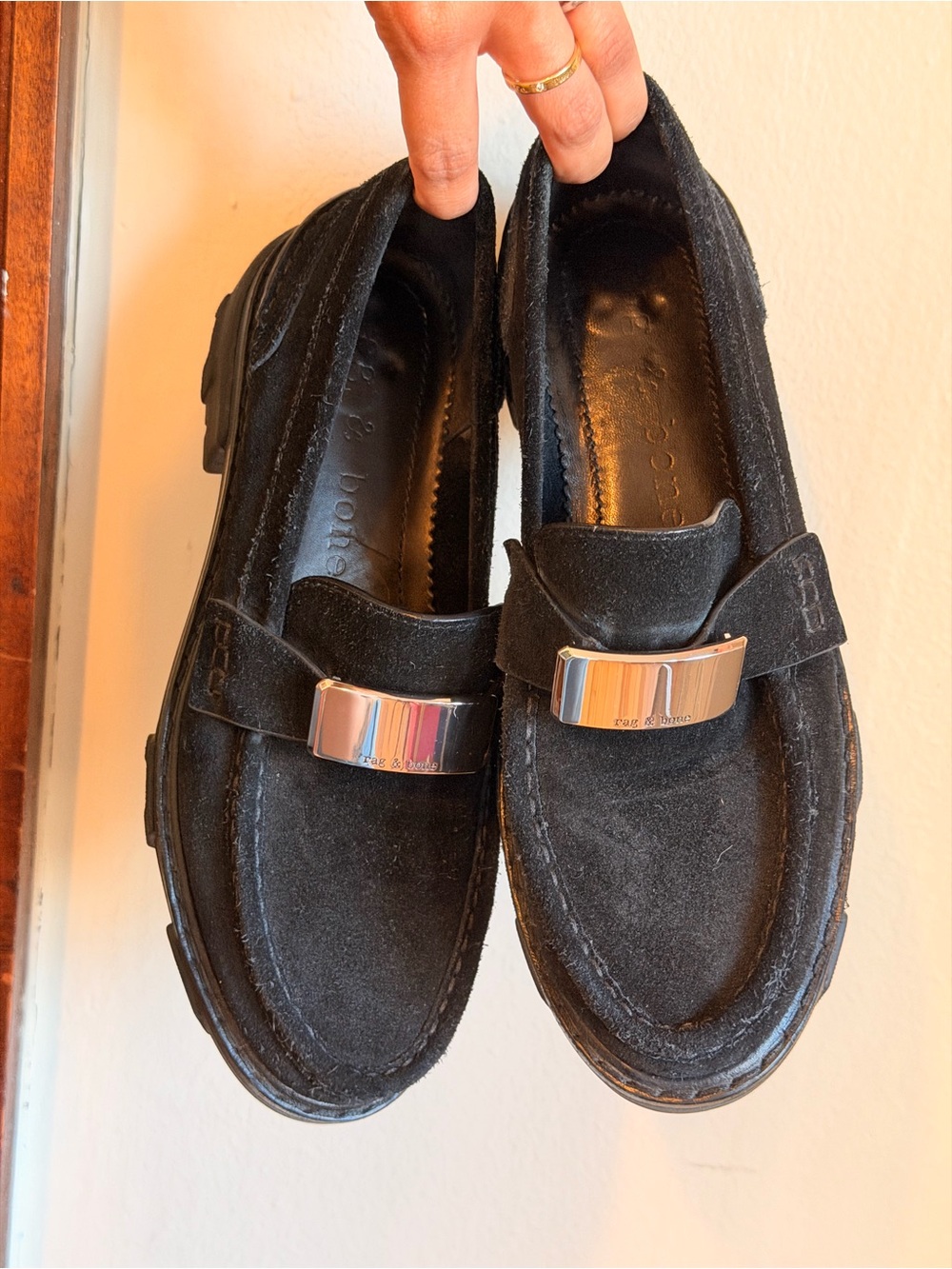 rag & bone Shiloh 2.0 Buckle Accent Loafers